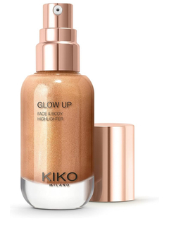 KIKO Milano Glow Up Face And Body Highlighter | Transfer-proof With A Metallic Finish