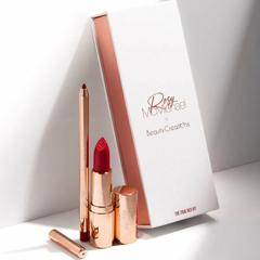 Set de Labios Rosy x Beauty Creations – True Red en internet