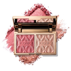 Iconic London Silk Glow Blush and Highlight Duo Rose Glow – rose