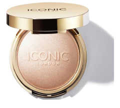 ICONIC LONDON Iluminador horneado iluminado y luminoso, iluminador en polvo para un brillo radiante, sin crueldad, maquillaje vegano, 0.56 onzas