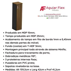 Armario Torre Com 1 Porta E Tampo 25mm - comprar online