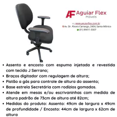 Cadeira Giratória De Escritório Digitador Anatômica na internet