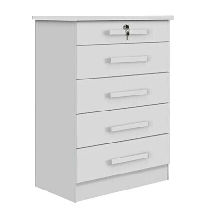 CÔMODA IPAN. 5 GAVETAS 