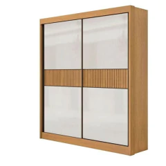 Guarda Roupa Ripado Solteiro Santorini 2 Portas - comprar online