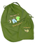 1 saco de roupa suja grande + 1 saquinho pequeno para peças menores, em tecido Nylon impermeável - Código SACO VERDE