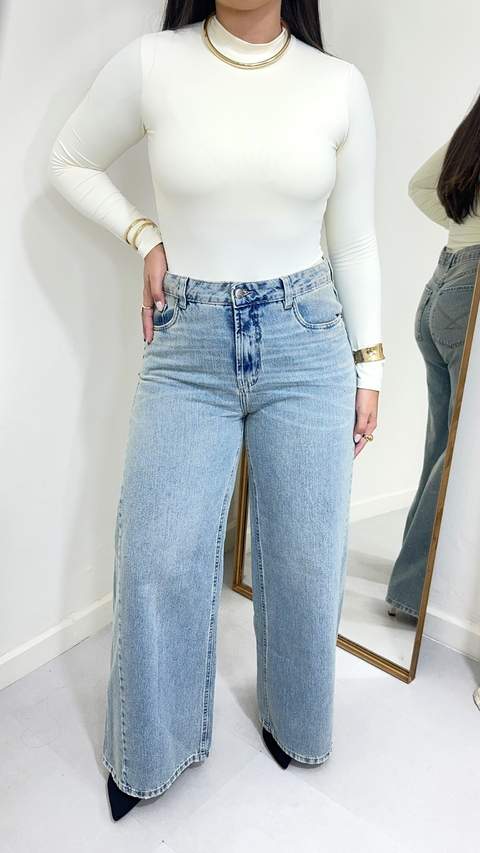 Calça wide leg Max jeans