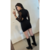 Vestido negro microtul - comprar online