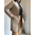 Tapado beige formal - comprar online