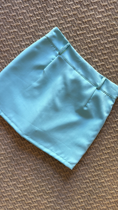 Saia short azul - Q Bonita