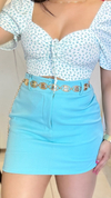 Saia short azul - comprar online