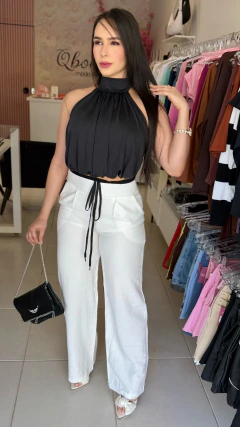 Calça Virgínia branca - comprar online