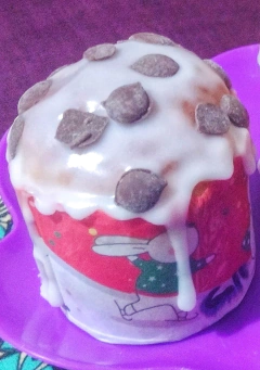 Pan dulce 100 gr. Chips de chocolate y Dulce de Leche