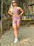 SHORT LUMINOUS LILÁS SATIN - loja online