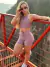 SHORT LUMINOUS LILÁS SATIN na internet