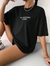 EZwear Drop Shoulder Slogan Embroidery Tee