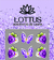Flor e Borboleta Roxa - comprar online