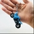 Llavero goma moto Azul