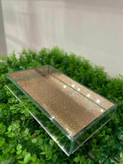 Bandeja Glitter Dourado