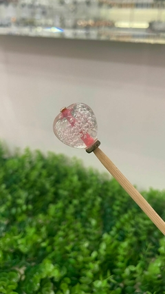 Vareta Gota Resina Rosa na internet