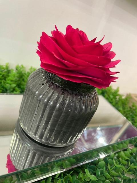 Pote Aromatizador c/ Flor Rosa