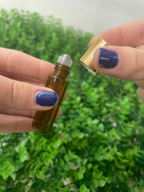 Vidro Roll-On c/ Tampa 5ml