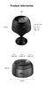 Mini Câmera IP de Vigilância, WiFi, HD, 1080p, Micro Vocal som, Notificaçao na internet