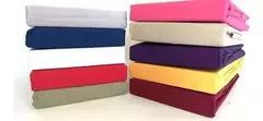 Pack X 3 Juegos De Sabanas 2 1/2 Plazas Lisas Economicas Hermosas - comprar online