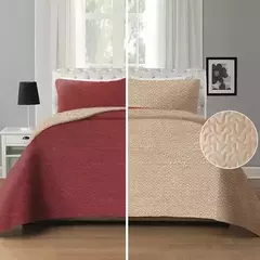 Cover Cubrecama Queen Size Reversible Calidad Premium - comprar online