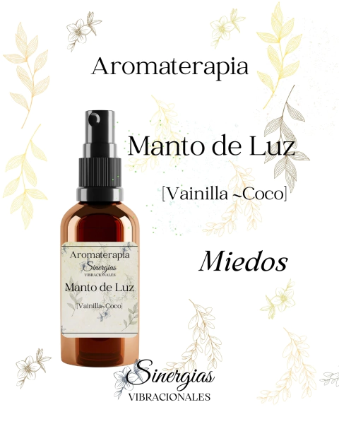 Spray Vibracional ~ MANTO DE LUZ ~ Aromaterapia