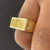 Anel Personalizado Retangular - loja online