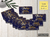 Convite Individual Azul Marinho com Dourado