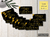 Convite Individual Preto com Dourado