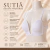 Sutiã Push Up Decote Profundo Costa Nua com Bojo + Alças de Silicone - Lana & Lene
