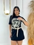 Max T-shirt country estampa cavalo com strass preto