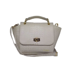 BOLSA COURO TRANSVERSAL E MÃO MUNIQUE OFF-WHITE na internet