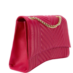 BOLSA EM COURO LEGÍTIMO METELASSÉ TRANSVERSAL E DE MÃO PARIS MAGENTA na internet