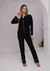 PIJAMA SERENA EM VISCOSE COM ELASTANO PRETO COM ROSA - comprar online
