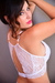 Conjunto Glamour Cropped de Renda branca - Daap Store