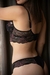 CONJUNTO BIANCA RENDA BICOLOR ROSÉ E PRETA - Daap Store