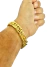 Pulseira Grumet Lacraia 13mm Banhado Ouro 18k 12 Milésimos - gilson alves matos