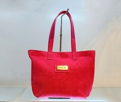 SHOPPING GAMUZA FUCSIA