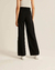 Calça Wide Leg Alfaiataria Preto - Loupié