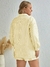Conjunto Camisa Oversized e Short Listrado Amarelo - comprar online