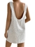 Imagem do Vestido Curto Linho com Decote Costas Cru