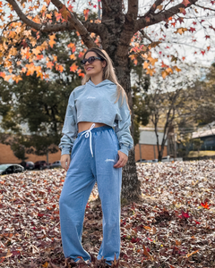 MOLETOM CROPPED APPROVE WASHED AZUL CLARO ( 7796 ) APPROVE - Loja Libertá
