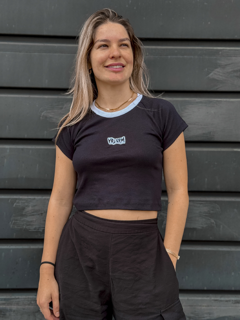 CAMISETA ESP MC LIL VOLCOM FEM PRETO ( VLTS03018802 ) VOLCOM YC