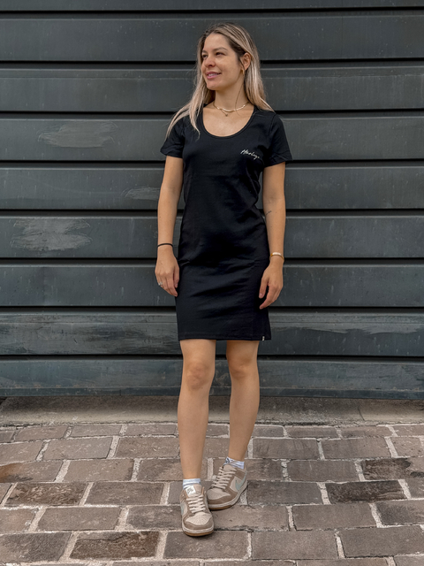 VESTIDO LINE FEM PRETO ( HYVT01004502 ) HURLEY YC