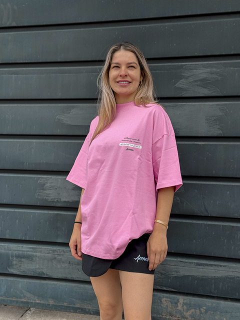 CAMISETA HUGE APPROVE ESTATE ITALIANA ROSA ( 7478 ) APPROVE