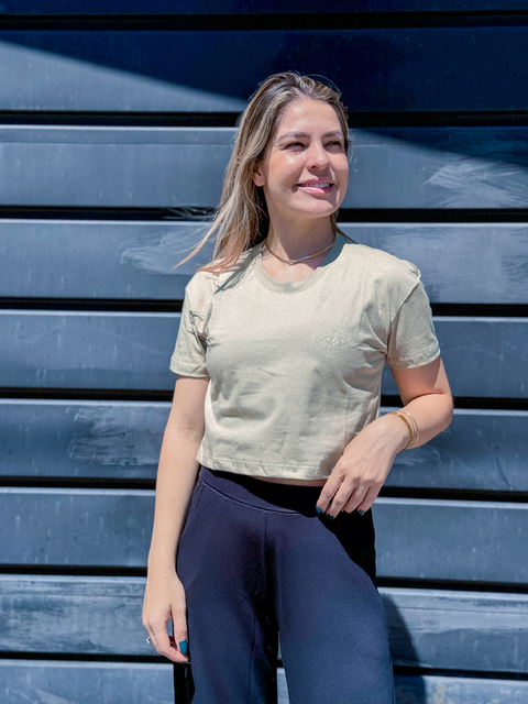 CAMISETA SILK MC STONESHINE FEM VERDE ( VLTS01049405 ) VOLCOM YC