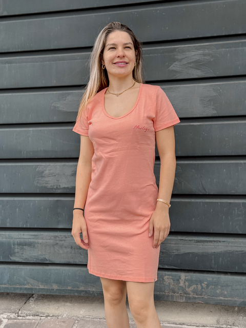 VESTIDO LINE FEM ROSA ( HYVT01004510 ) HURLEY YC